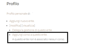 guida all'aggiunta di un nuovo corso